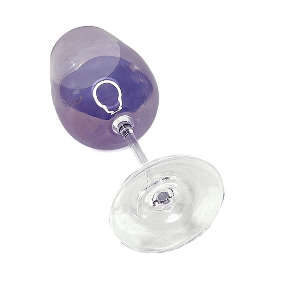 Large Glass Purple Water Goblets from Pier 1 - 4 - Picture 5 of 5